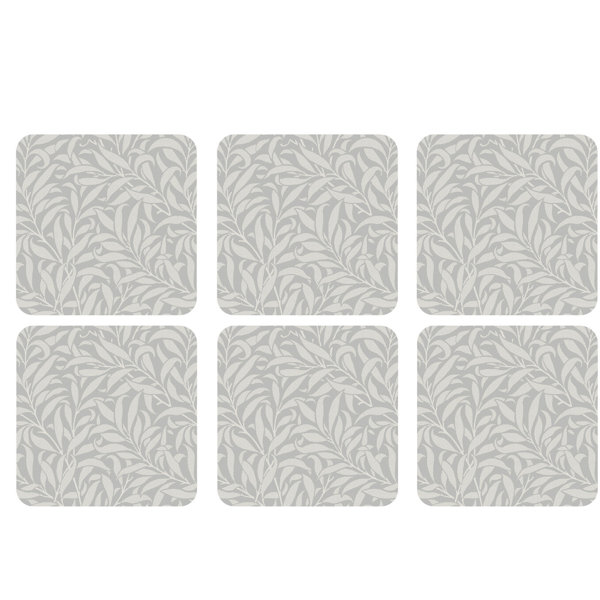 Pimpernel Pure Morris Willow Bough Coasters 4"X 4" & Reviews Wayfair